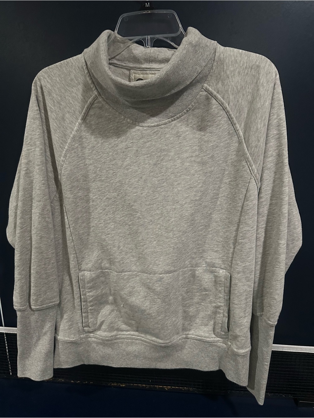 Champion Light Gray Turtleneck Pullover Sweatshirt - Women